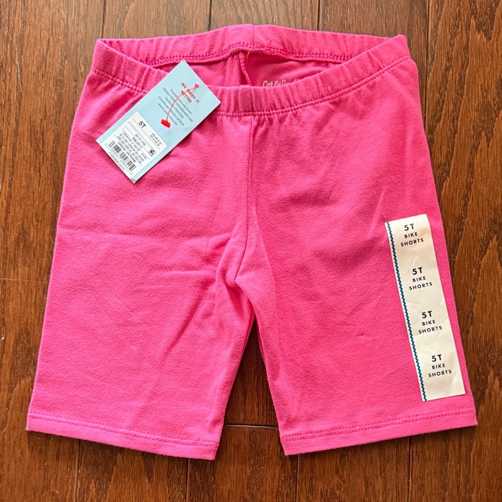 Cat & Jack Bright Pink Bike Shorts